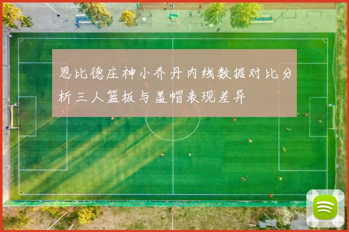 恩比德庄神小乔丹内线数据对比分析三人篮板与盖帽表现差异
